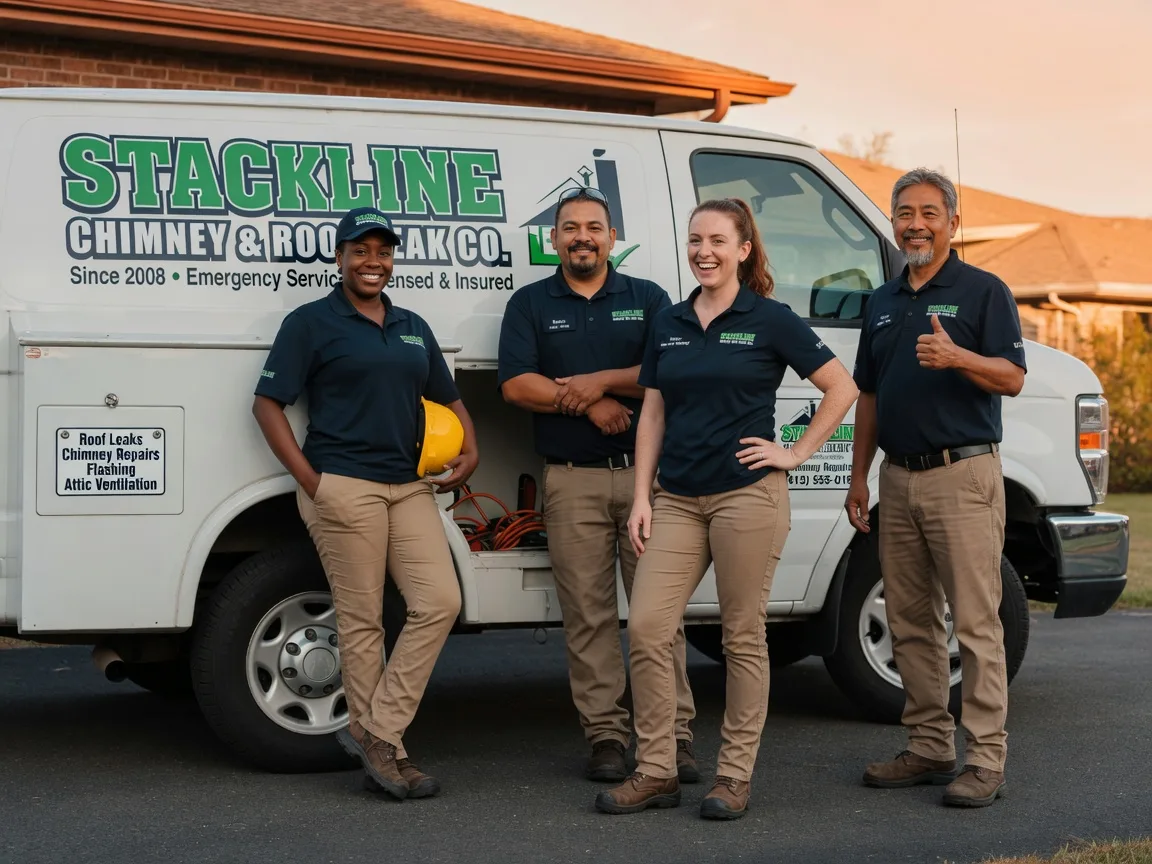 Chimney flashing repair company in Forest, LA